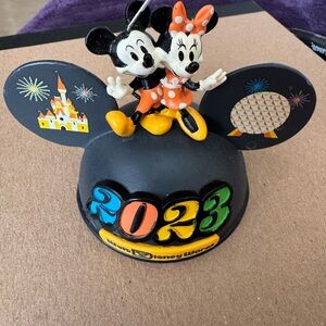 Disney Mickey and Minnie 2023 Black Souvenir Hat